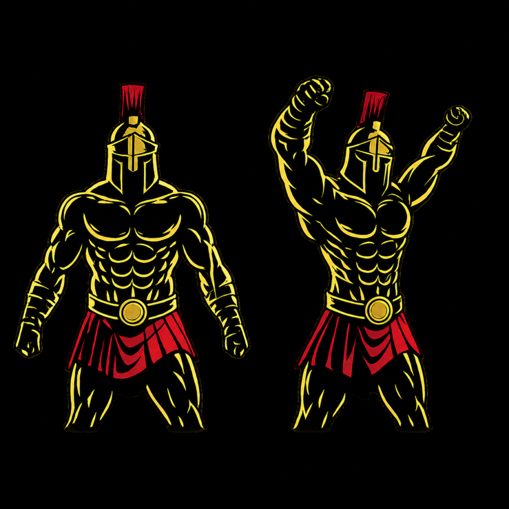 Warrior showcasing How to do Arm Circles with proper form
