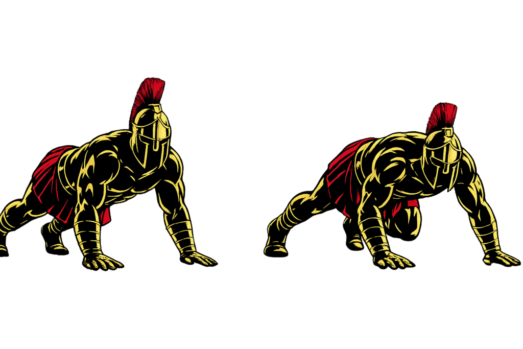 Warrior showcasing How to do Bear Crawls with proper form