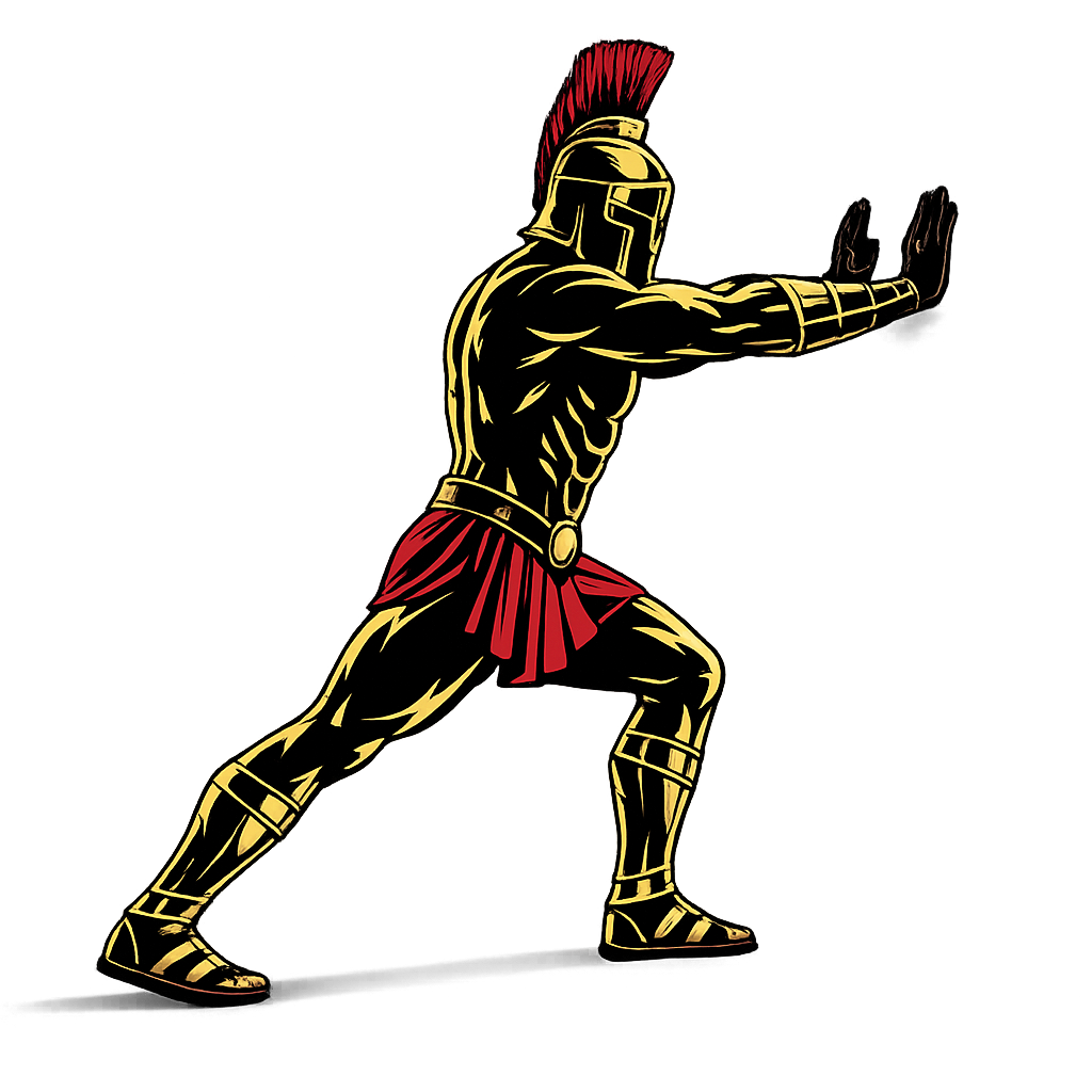 Warrior showcasing How to do a Calf Stretch