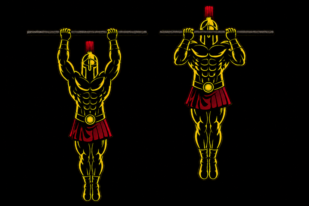 Warrior showcasing How to do Chin-Ups with proper form